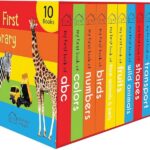 My First Library Boxset For Kids (10 Board Books) | Ages 0–3 Years | Early Learning | Gift Set For Babies | Toddlers & Preschoolers | Latest Premium Edition | Abc | Numbers | Shapes | Colors & More