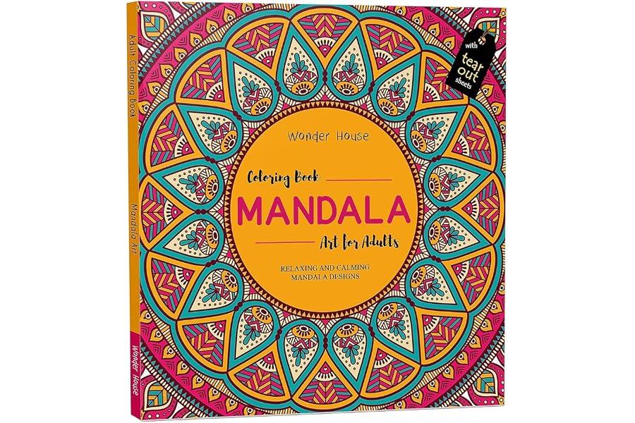 031_mandala-art-colouring-books-for-adults-with-tear-out-sheets Mandala Art | Colouring Books For Adults With Tear Out Sheets - Image 1