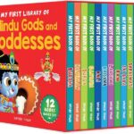 My First Library Of Hindu Gods And Goddesses (12 Board Book Set) Age 2–6 Years | Illustrated Spiritual Stories | Indian Mythology | Ganesha | Krishna | Shiva & More | Early Learning | Latest Edition