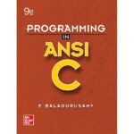 Programming in ANSI C | 9th Edition | Balagurusamy